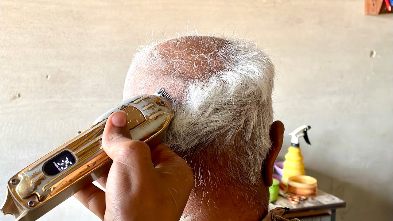 ASMR 🇵🇷👋Billufast and relaxing full head shaving with hand clipper for ultimate relaxation✂️⚔️❣️🎥 ✌