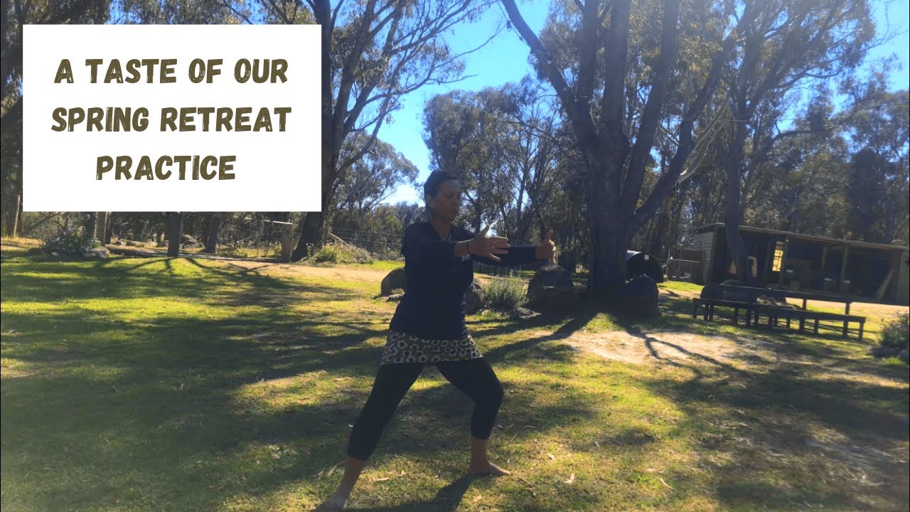 Spring Retreat Qi Gong with a Sprinkle of Yoga #qigong #springqigong #gentlemovement