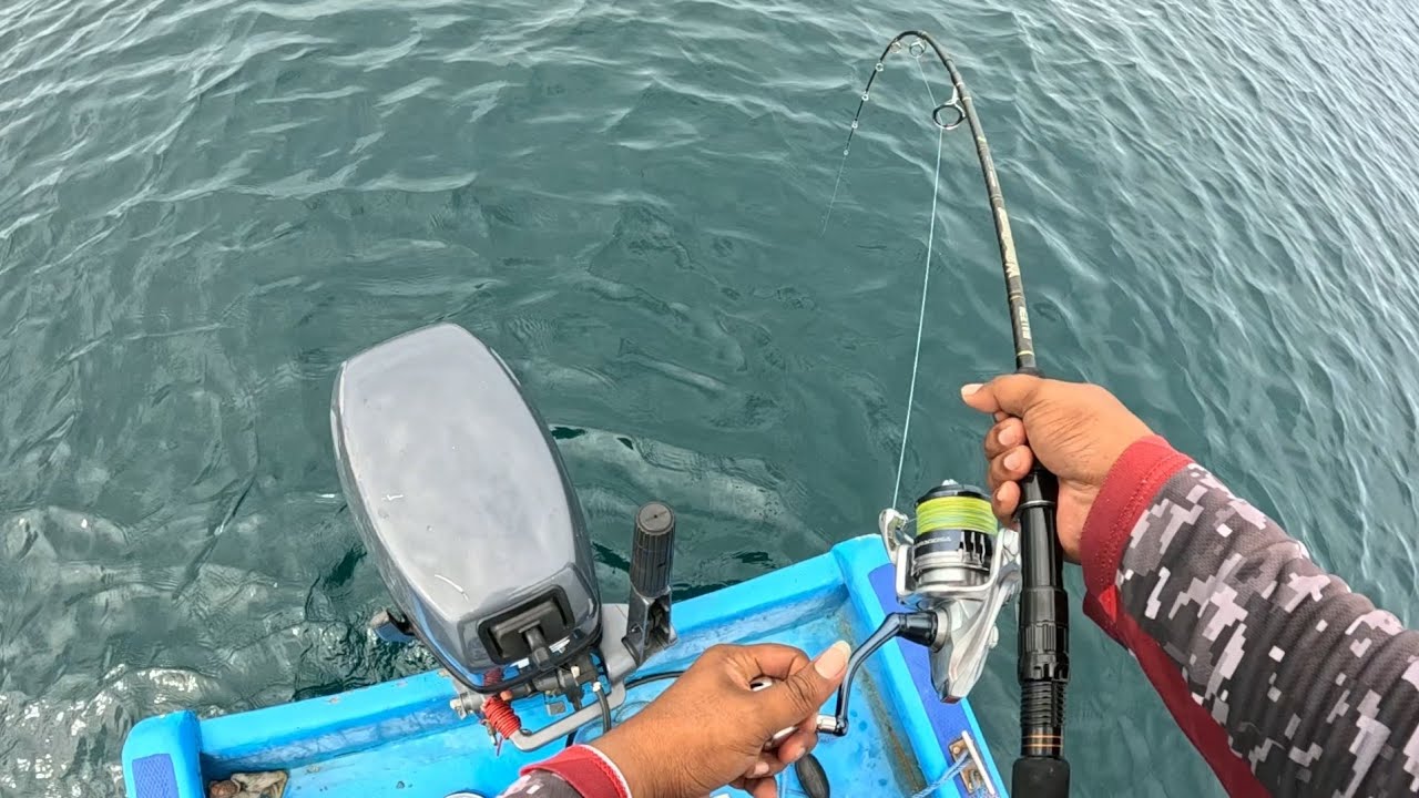 Mancing Popping di area sarang ikan, strike tanpa ampun,sambarannya brutal .!!!
