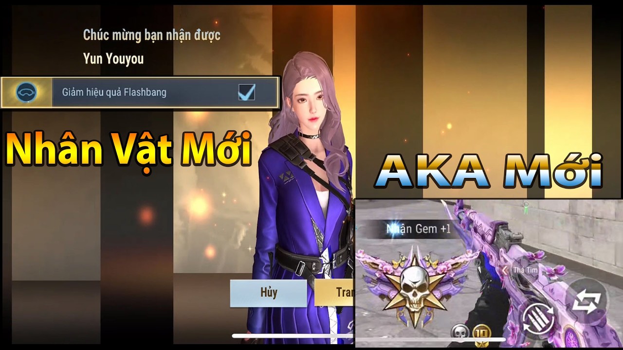CF Legends : Quay nhân vật mới + tẩy hiệu ứng và trải nghiệm Ak47 Spring mới .