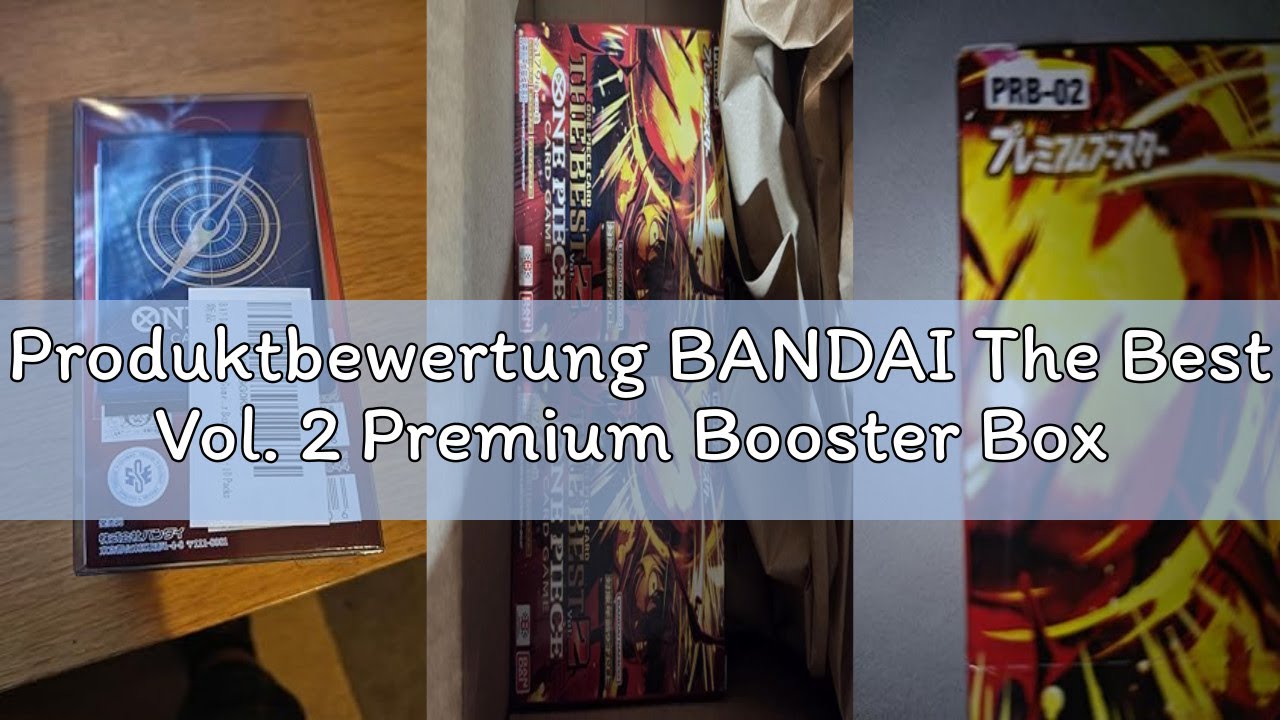 Produktbewertung BANDAI The Best Vol. 2 Premium Booster Box PRB-02 (10) - One Piece Card Game - JP