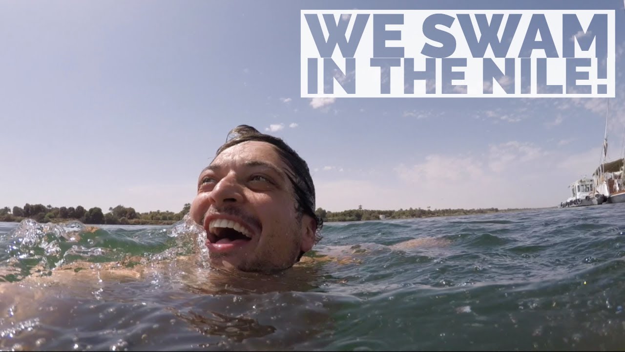 SWIMMING IN THE NILE | Edfu Temple & Cruising in Egypt