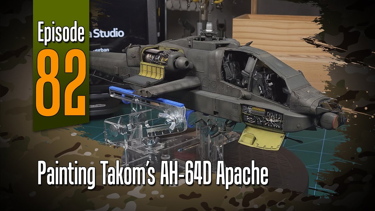 Снят с литника | Покраска AH-64D Apache компании Takom