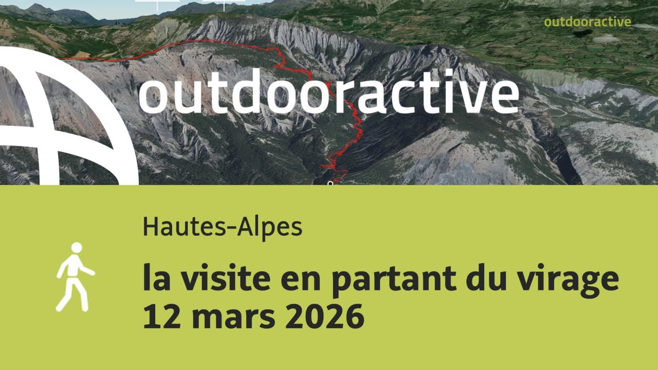 randonnée dans les Hautes-Alpes: la visite en partant du virage 12 mars 2026