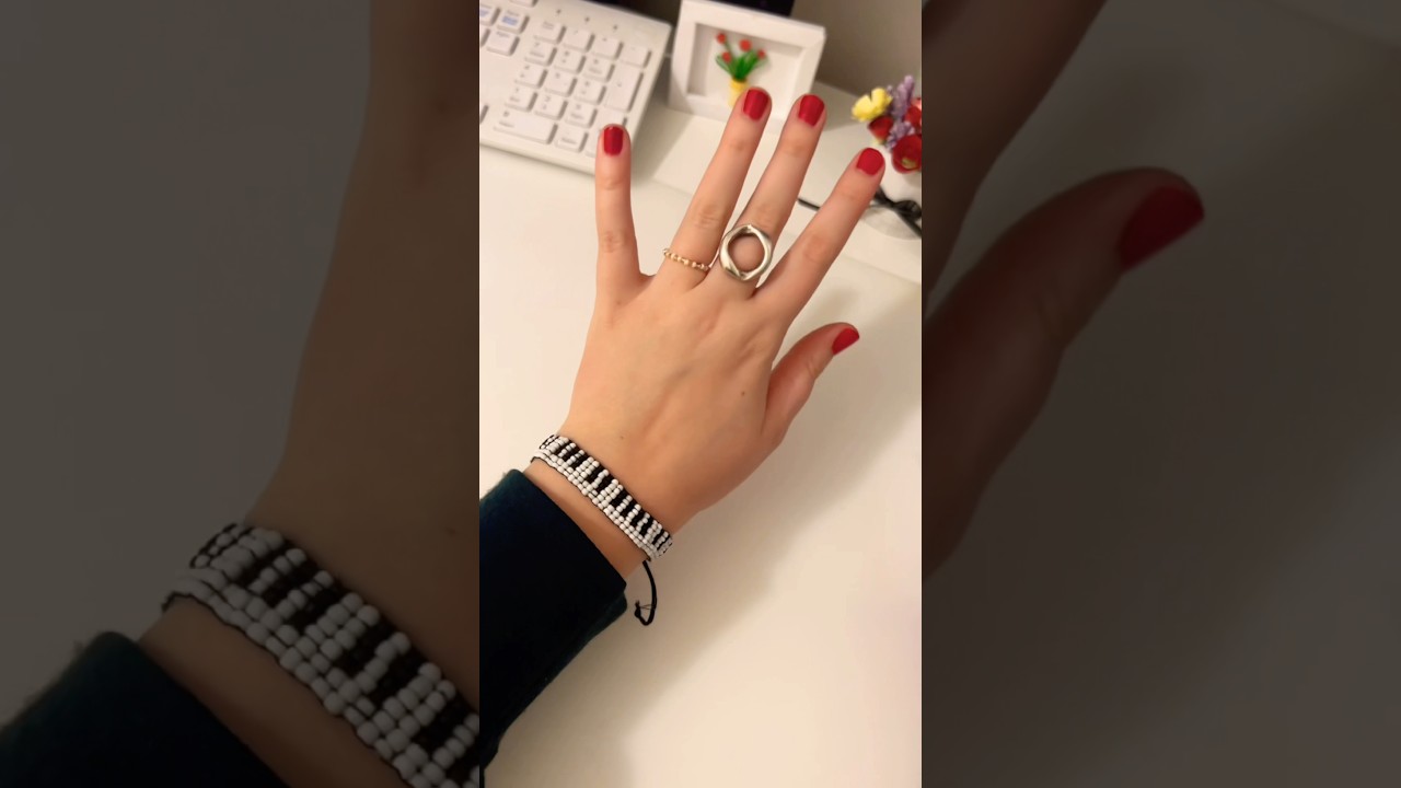 DIY Cute Beads Bracelet ❤️Piano Bracelet #diy #diybracelets