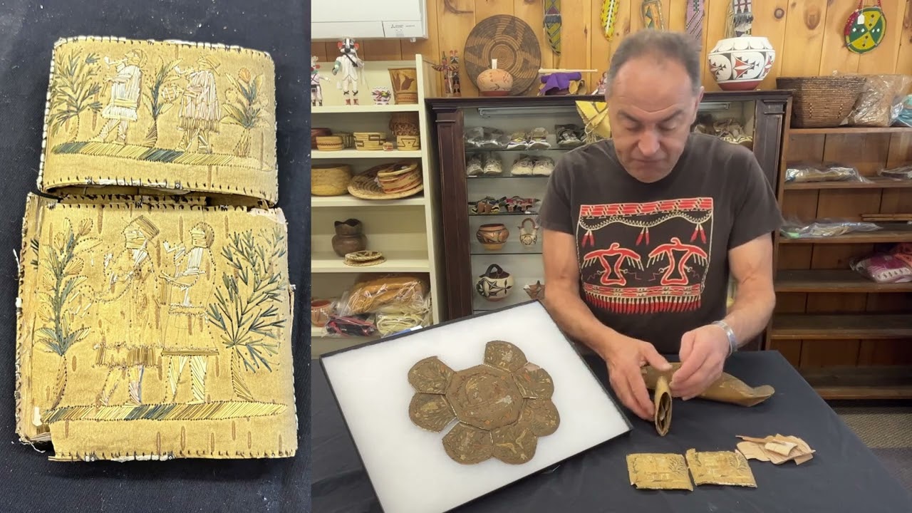 Exploring Dyed Moose Hair Embroidery:  Historic Birchbark Craftwork Collection