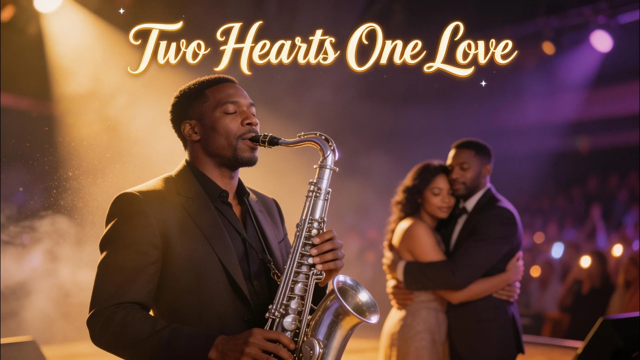 Two Hearts One Love ❤️ | Soulful R&B Slow Jam Ballad with Emotional Saxophone