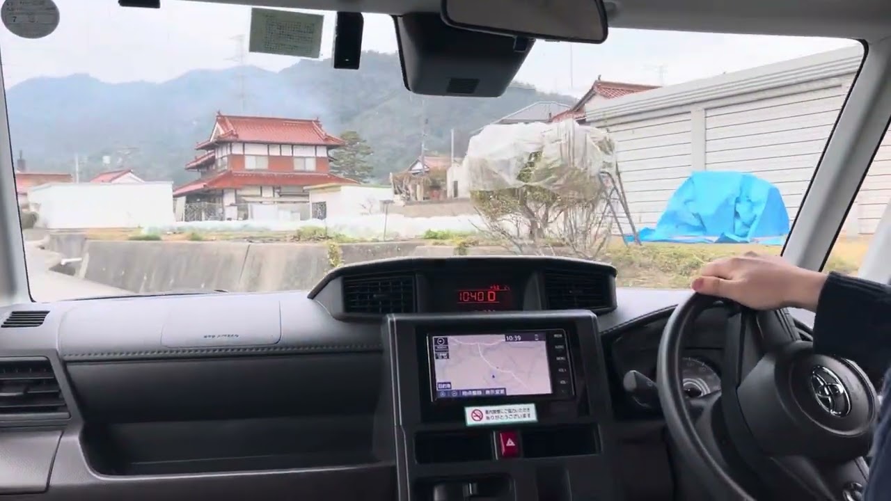 トヨタ　ルーミーで車載動画を撮ってみた（再アップ）