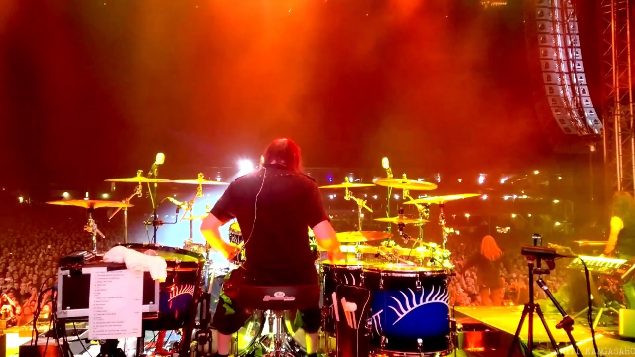 Kai Hahto Nightwish Drumcam 'My Walden' / 20.8.2016 Himos,Finland