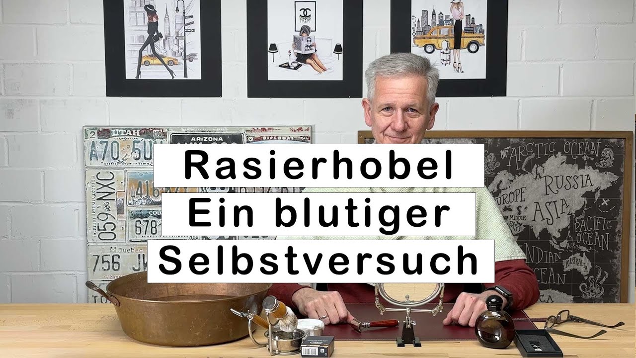 Das erste Mal mit dem Rasierhobel - ein blutiger Selbstversuch