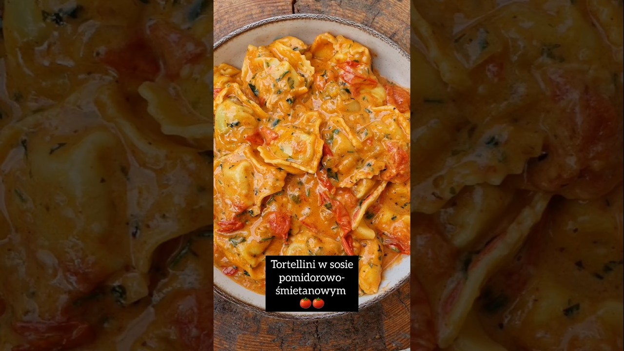 Tortellini w sosie pomidorowo-śmietanowym... #przepis #przepisy # #pyszne #obiad #szybkiobiad