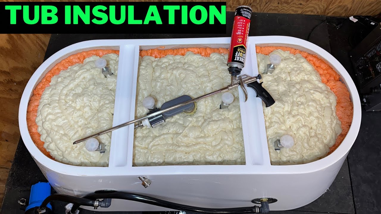 Freestanding Tub Insulation: Penguin Chiller Cold Plunge!