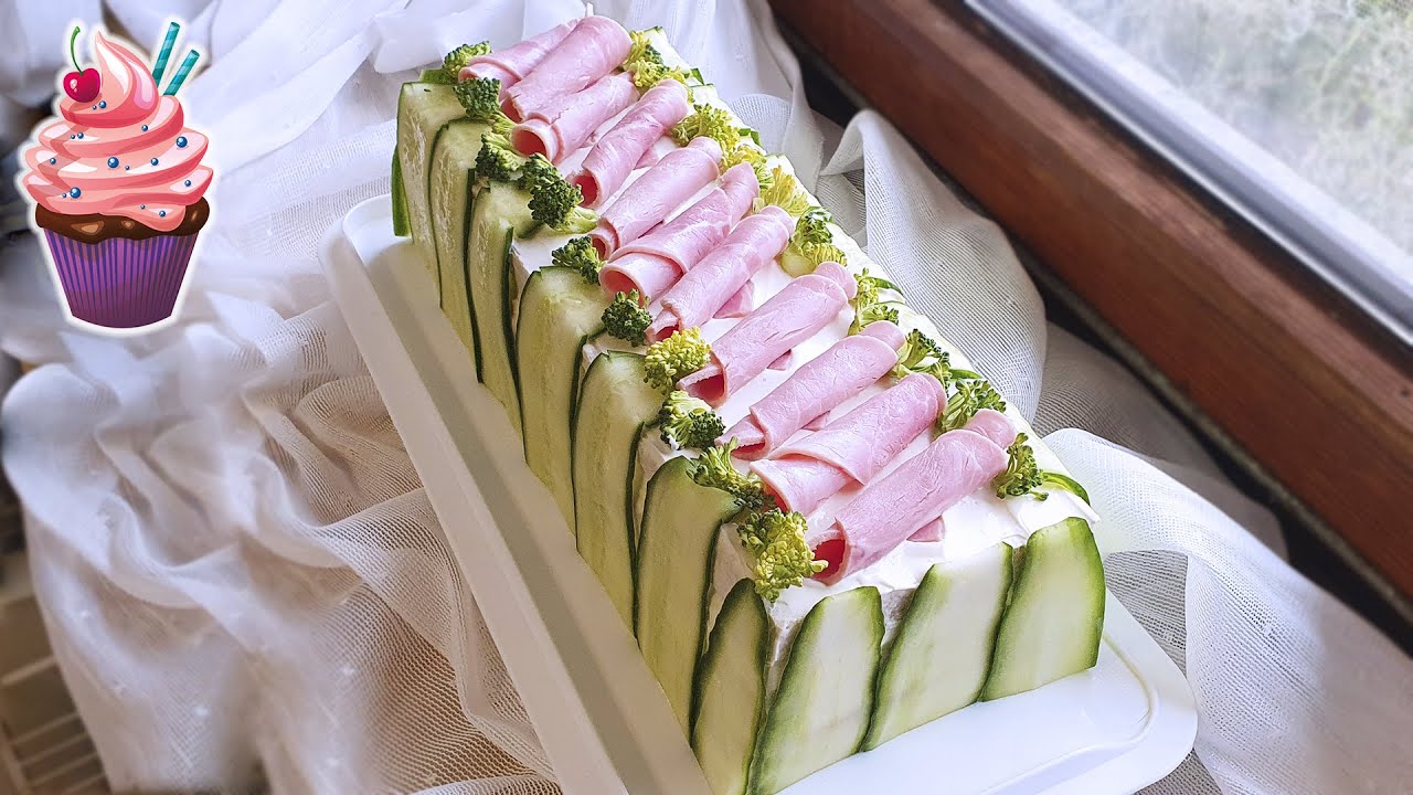 🥪 ШВЕДСКИЙ БУТЕРБРОДНЫЙ ТОРТ 🥪 торт без выпечки 🍞быстрый рецепт 🥪 Rezept Ko