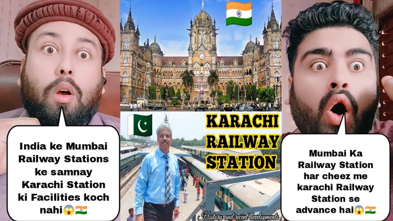 Mumbai Railway Station Facilities Vs Karachi Railway Station Facilities | India Vs Pakistan Railway