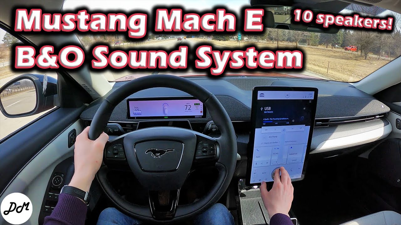 2021 Ford Mustang Mach E – B&O 10-speaker Sound System [Apple CarPlay & Android Auto]