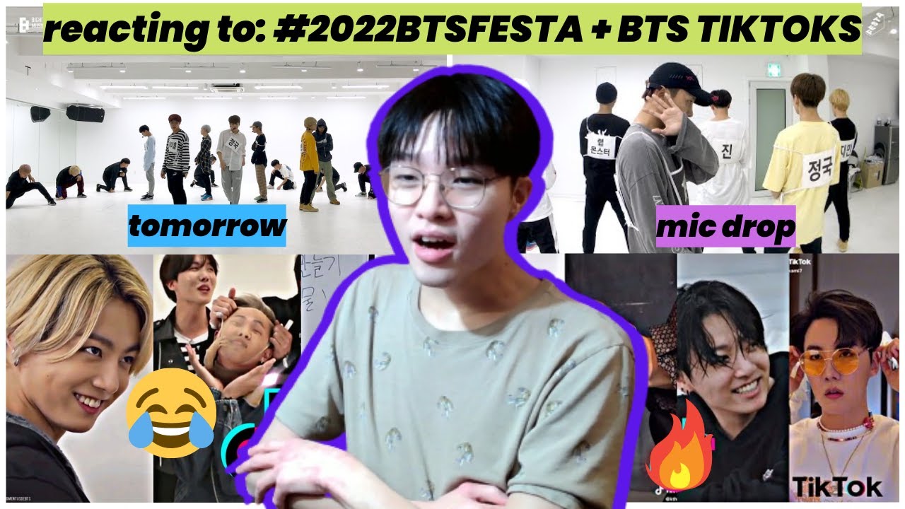(a gay vietnamese boy reacts to) BTS TikTok Compilations/Funny Moments + MIC Drop & Tomorrow FESTA22
