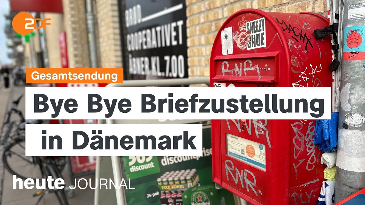 heute journal vom 30.12.2025 Keine Briefzustellung in Dänemark, Digitalisierung, Rückblick 2025