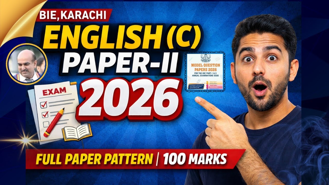 English C Paper II 2026 Paper Pattern | BIE Karachi | Awaleen Marketing