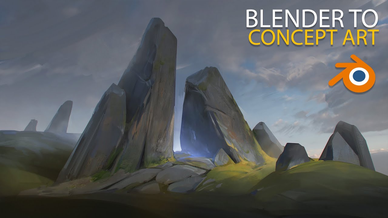 Blender to Concept Art Process