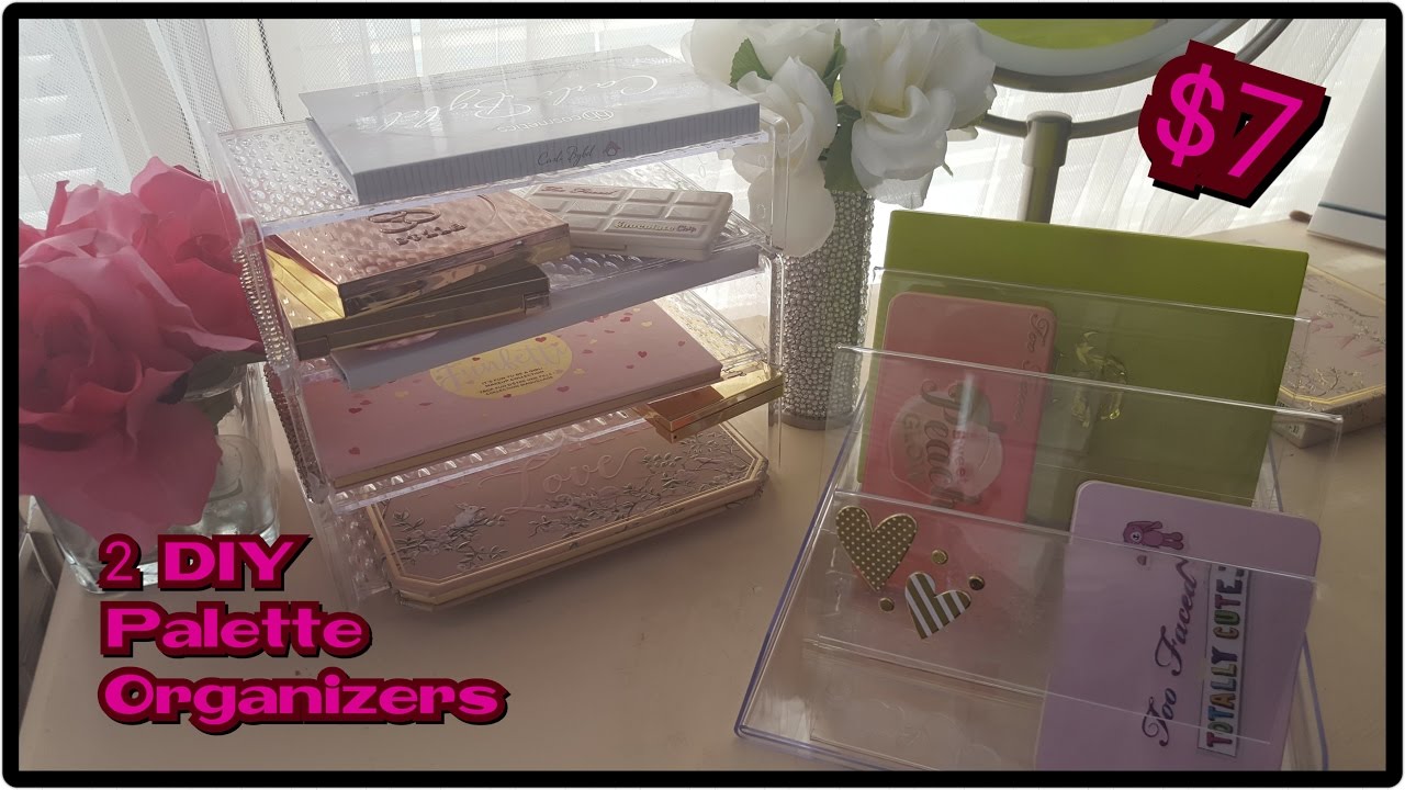 Two (2) DIY Acrylic - Like Palette Organizers