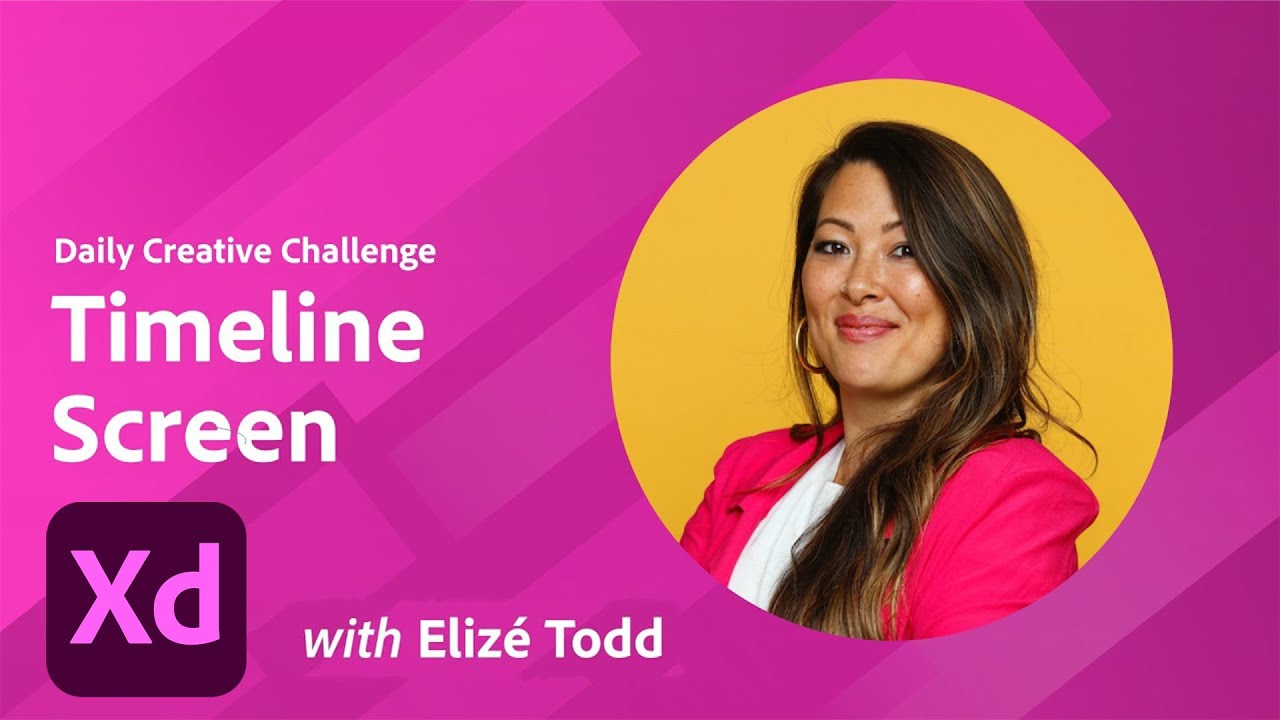 XD Daily Creative Challenge - Timeline Screen | Adobe Creative Cloud