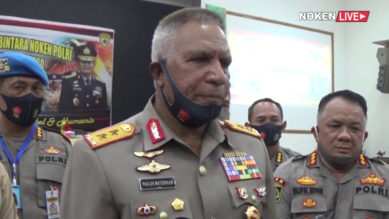 POLDA PAPUA BERI PENDAMPINGAN BAGI 40 INSTRUKTUR BINTARA NOKEN POLRI 2020