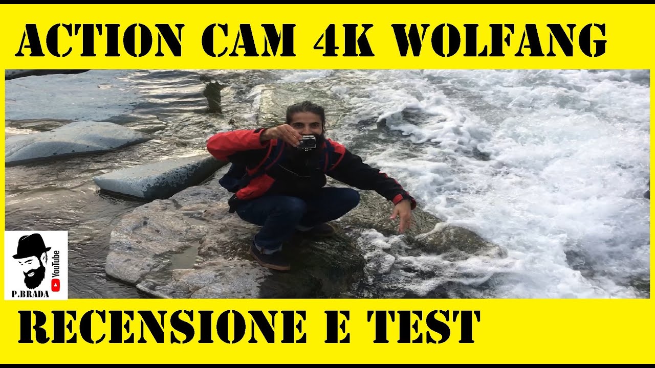 Recensione e Test Action Cam 4K Wolfang