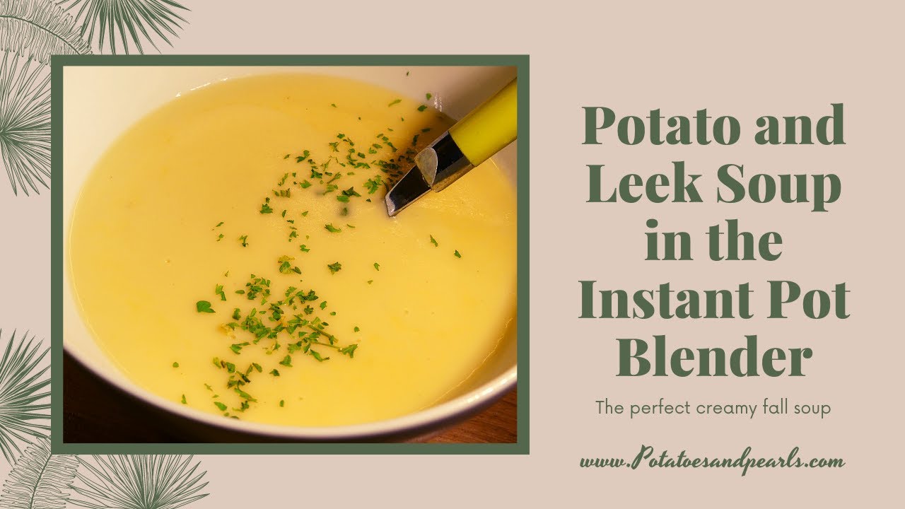Potato Leek Soup in the Instant Pot Blender