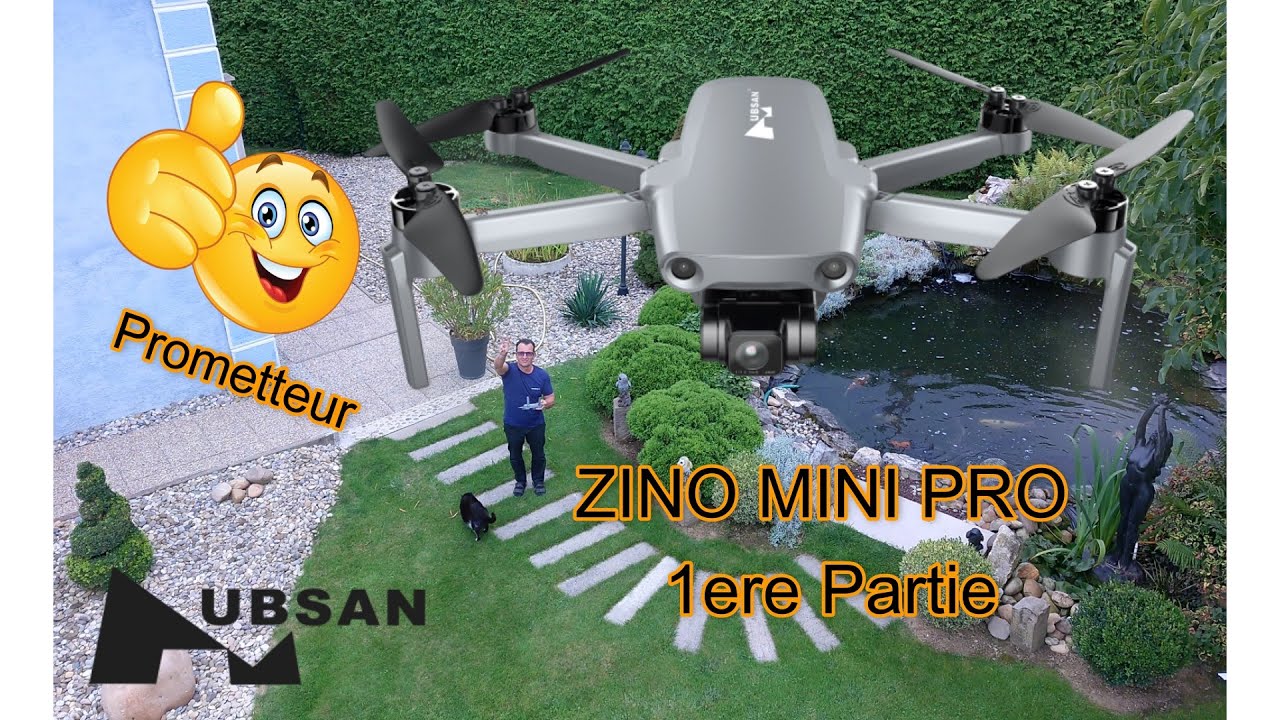 HUBSAN ZINO MINI PRO , 1ere Partie ,UNBOXING , MAJ, MISE EN ROUTE 