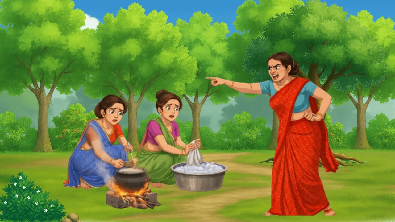 दो बहुओं की तक़दीर | Hindi Story | Hindi Cartoon Video | Hindi Kahani | Moral Story |