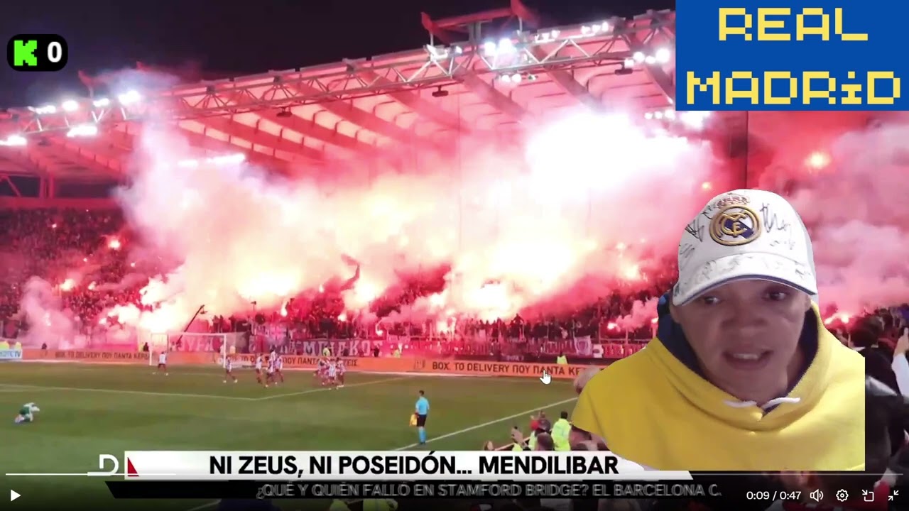 REAL MADRID UN INFIERNO NOS ESPERA CON LA AFICION EN EL PARTIDO HOY OLYMPIAKOS - REAL MADRID