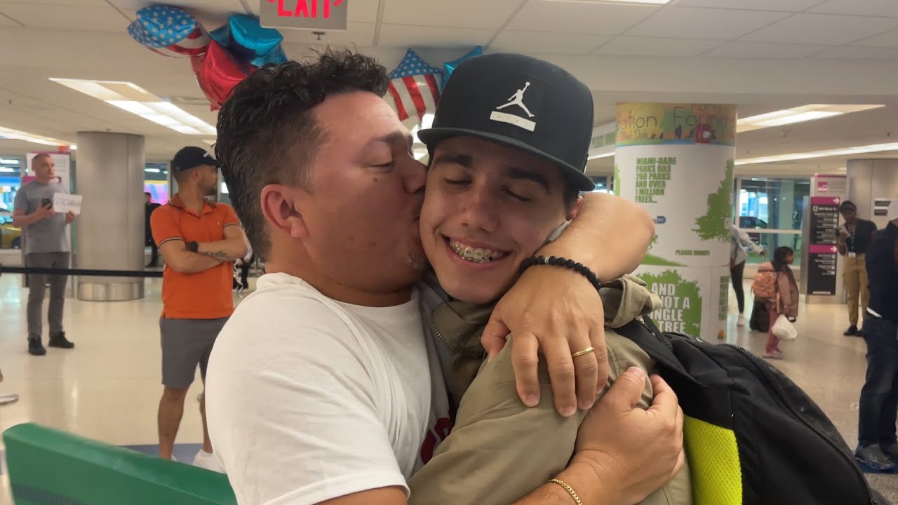 Sorpresa, llegó Jeanca!!! Reencuentro con la familia después de 8 meses en Guyana esperando la VISA