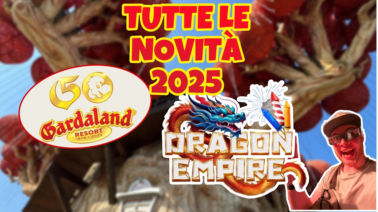 NOVITÀ GARDALAND 2025 | 50 ANNI del PARCO | 98MegaPixel