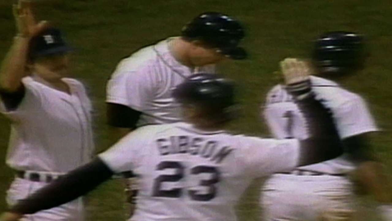 1984 WS Gm5: Harwell calls Gibson's three-run homer