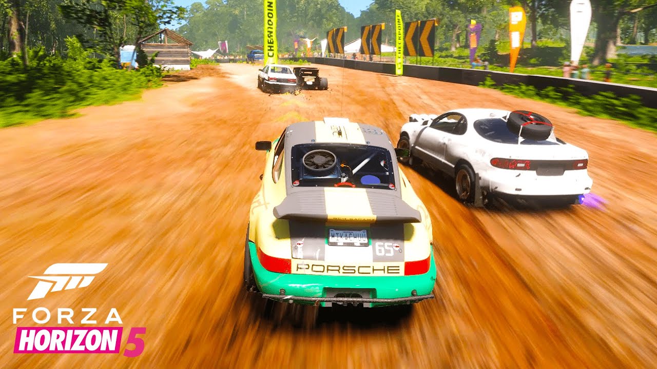 Forza Horizon 5 Porsche 911 Desert Flyer - Online Race Gameplay (No Commentary)
