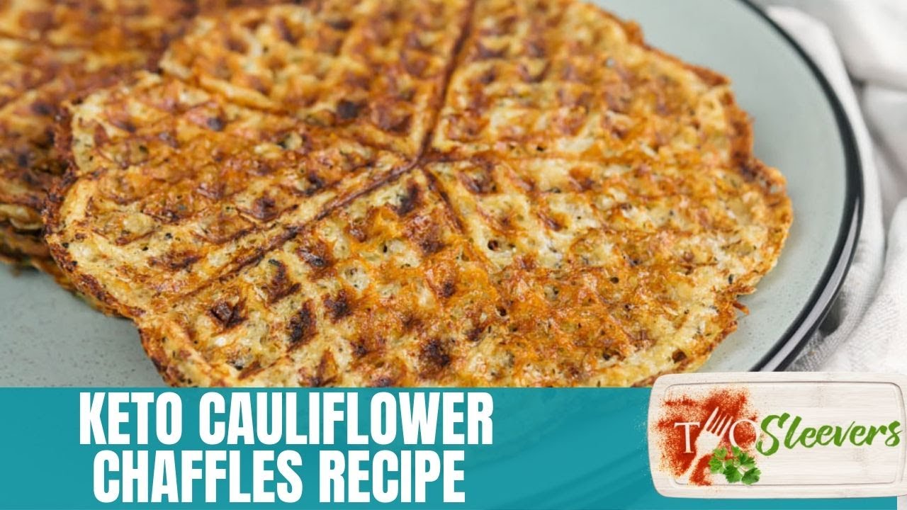 Keto Cauliflower Chaffles | Keto Waffles Recipe
