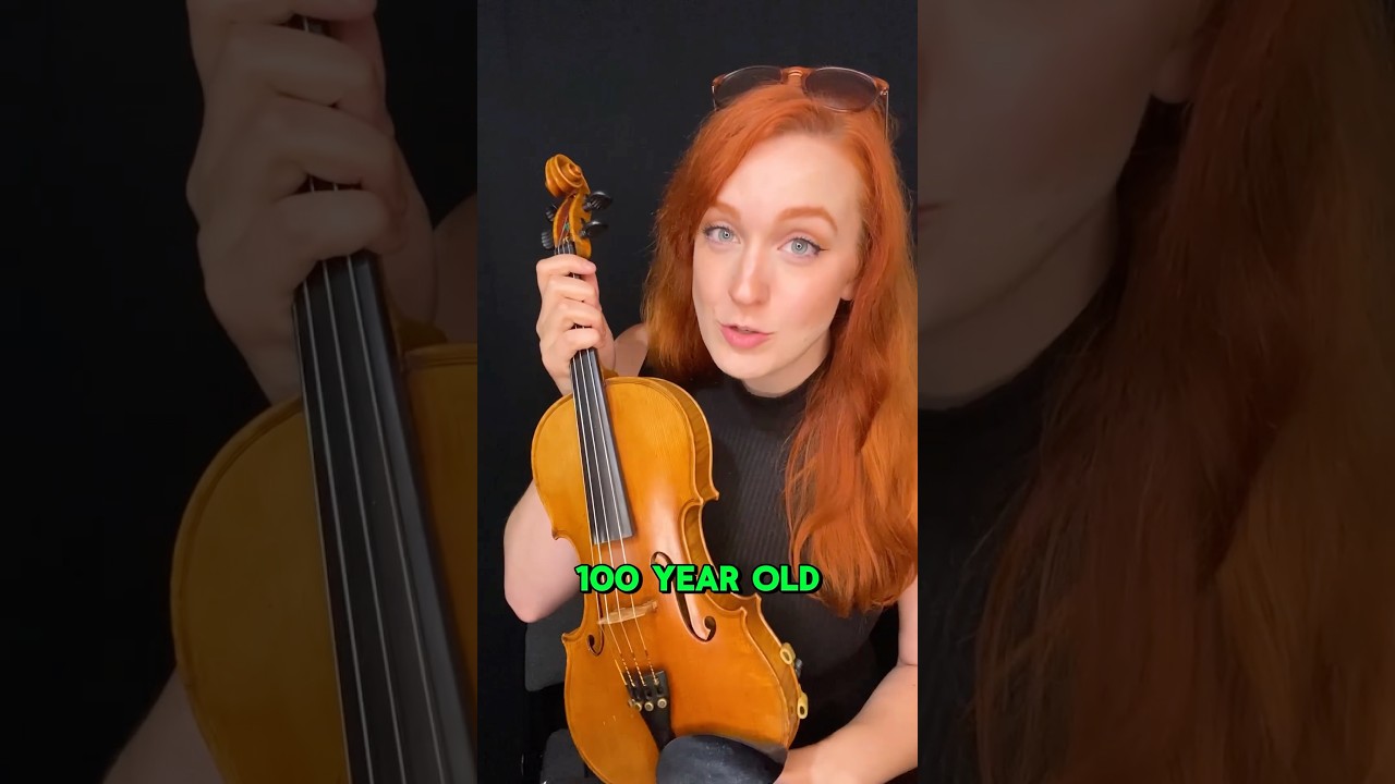 100-year-old Violin with a U9 mic! #xvive #u9microphone #ad #sponsored @XviveAudio