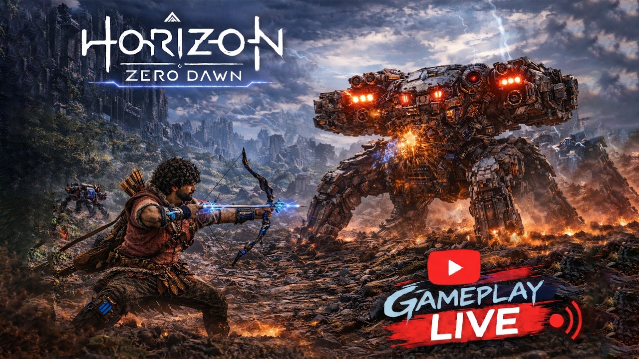 Horizon Zero Dawn Gameplay Live  FULL GAME (MALAYALAM) The World of Machines! Final Part