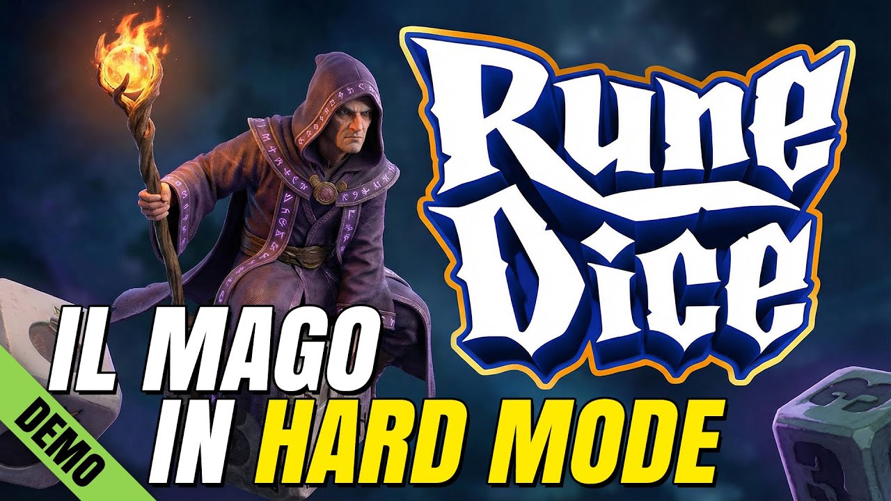 🎲 FULMINI & REGEN sono DEVASTANTI 🎲 Rune Dice demo [hard-mode] gameplay ITA