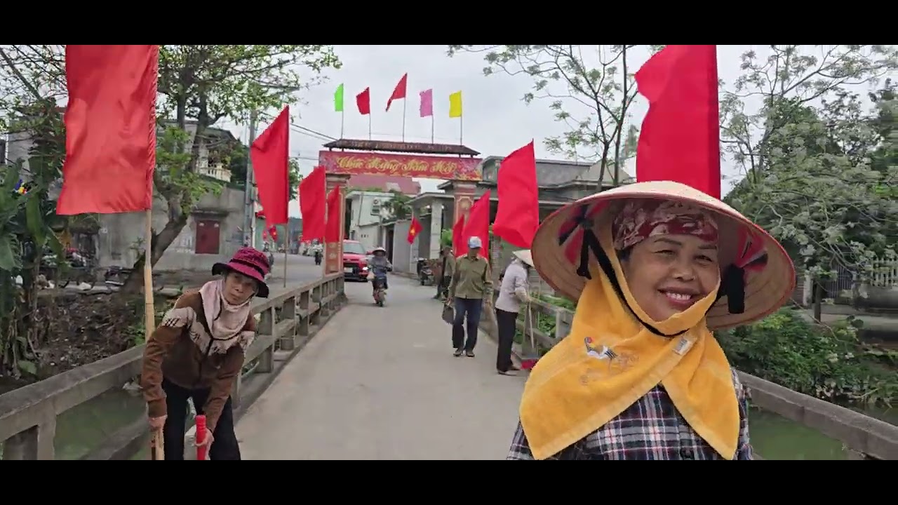 Tổng dọn vệ sinh đường làng ngõ xóm...ngày 8/3/2026