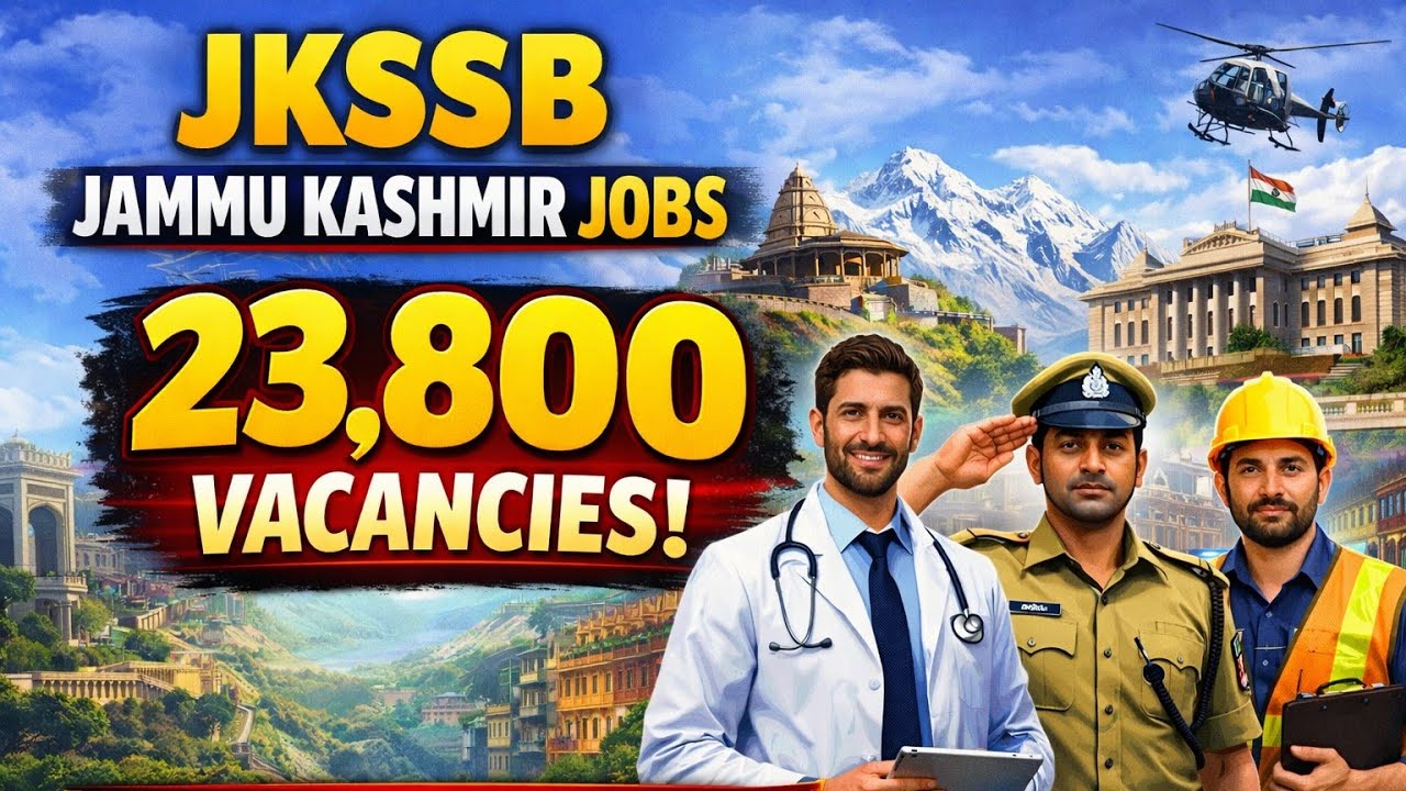 Jkssb 23000 new vacancies | jkssb jobs | jammu kashmir jobs latest update #jkssb #jkssbjobs #jkpsc 