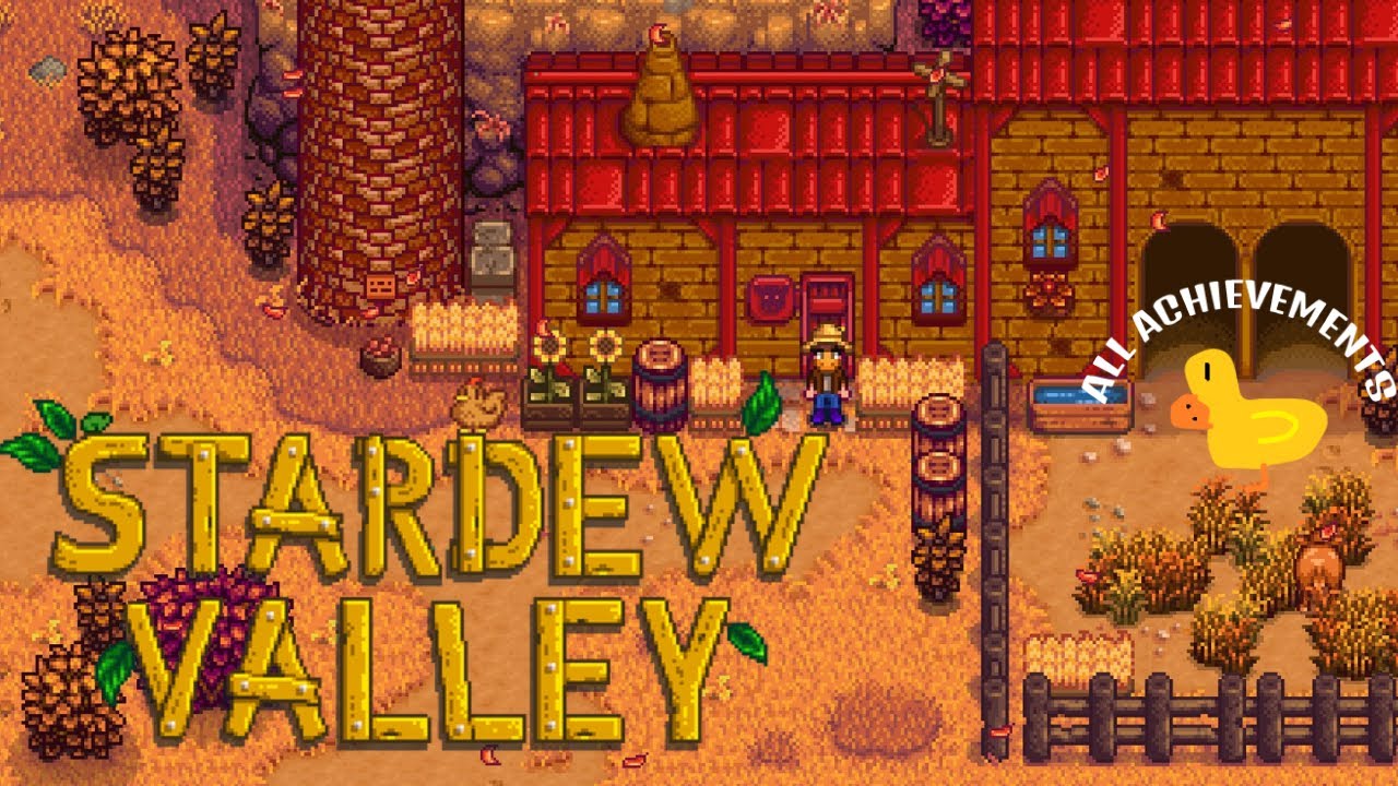 VOD Getting All Achievements in Stardew Valley - Spooky Season Multistreaming #7