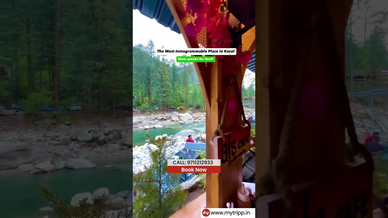 Himalayas First Riverside Cafe & Bar Resort #ATSCafe #KasolVibes #cafe #kasolvalley