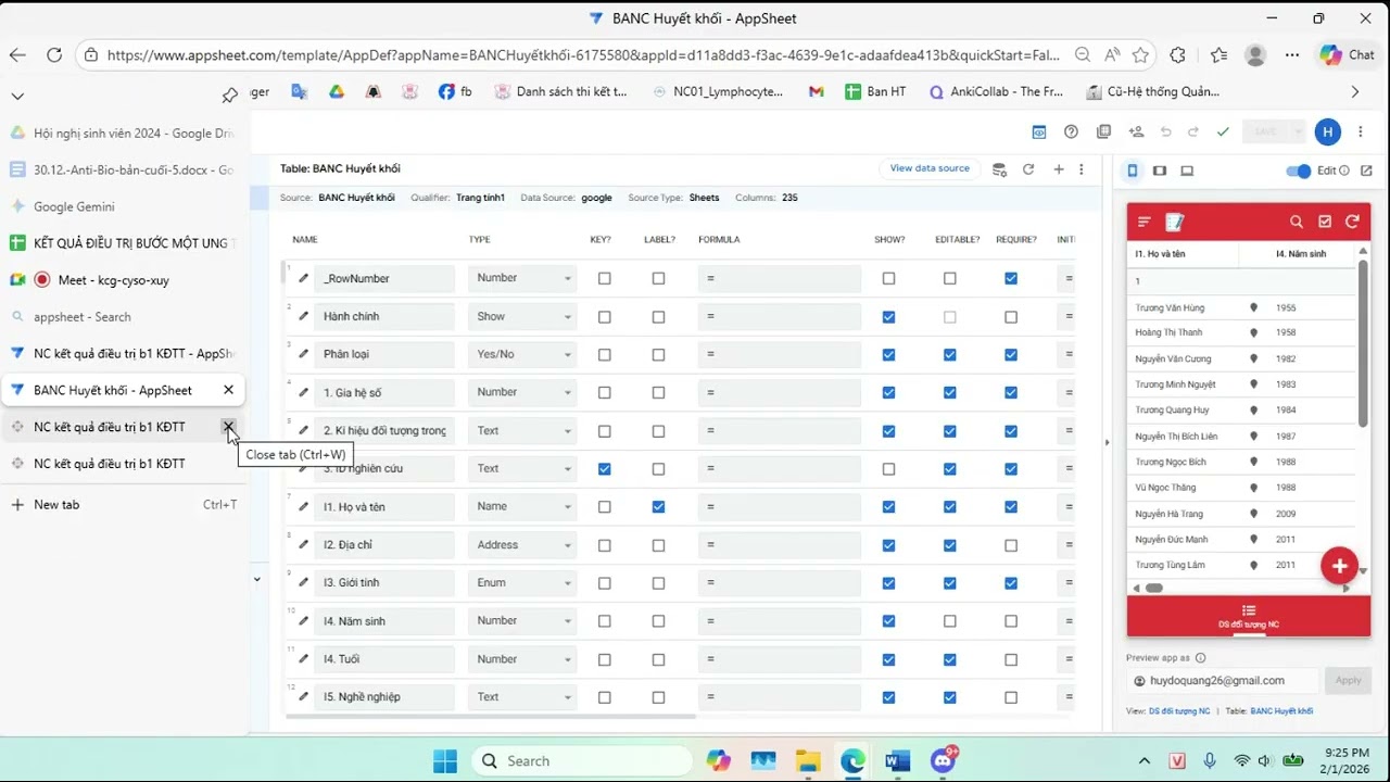 appsheet cơ bản buổi 2