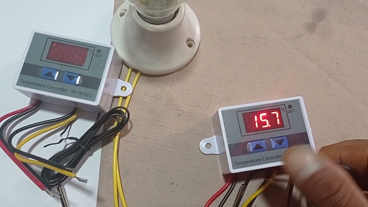 COMO CONECTAR EL TERMOSTATO XH-W3001 PARA UNA INCUBADORA