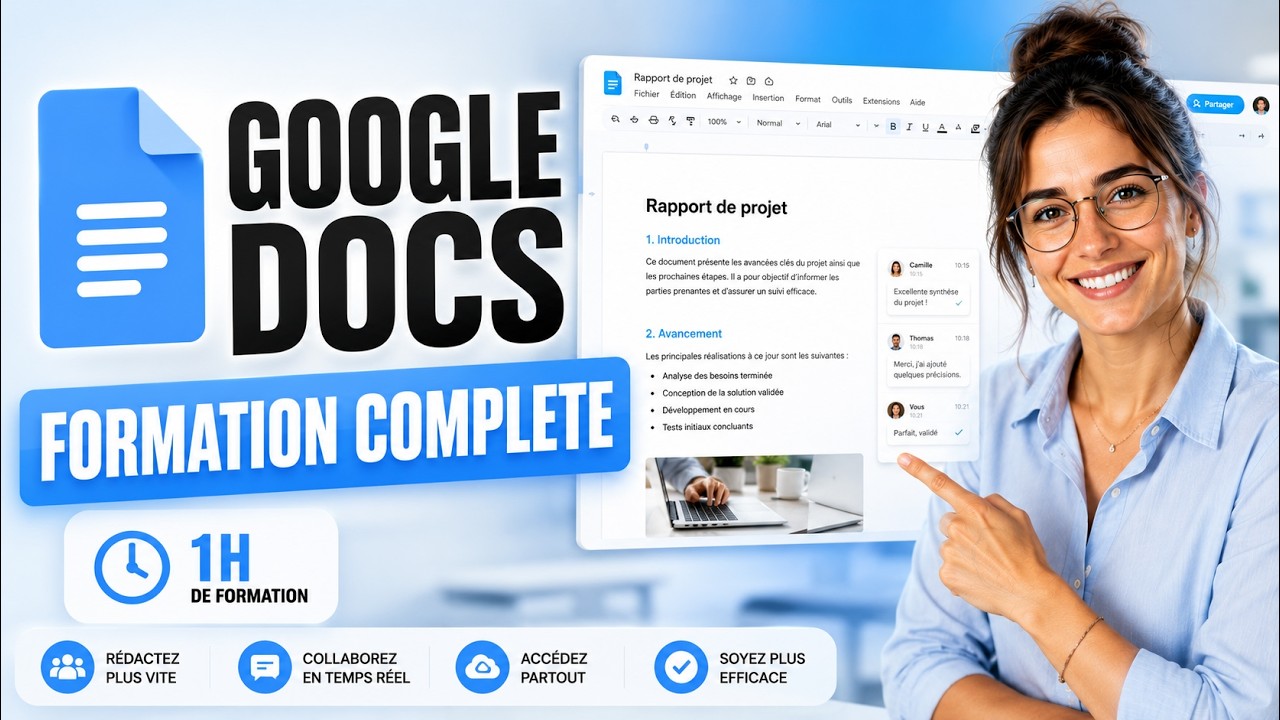Google Docs : la formation complète de A à Z