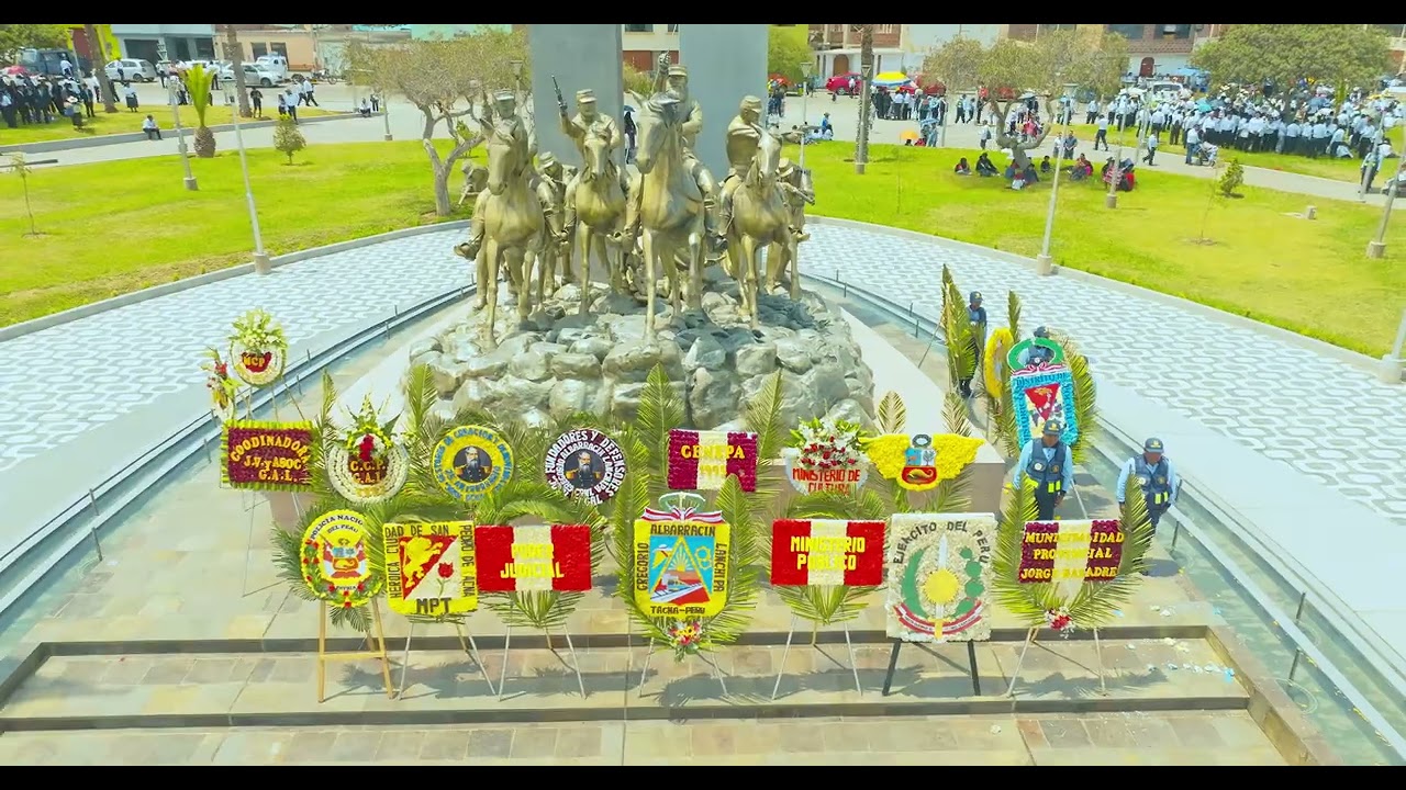 Aniversario de Gregorio Albarracín Lanchipa – Desfile Oficial PNP y Tomas Aéreas 4K 🇵🇪