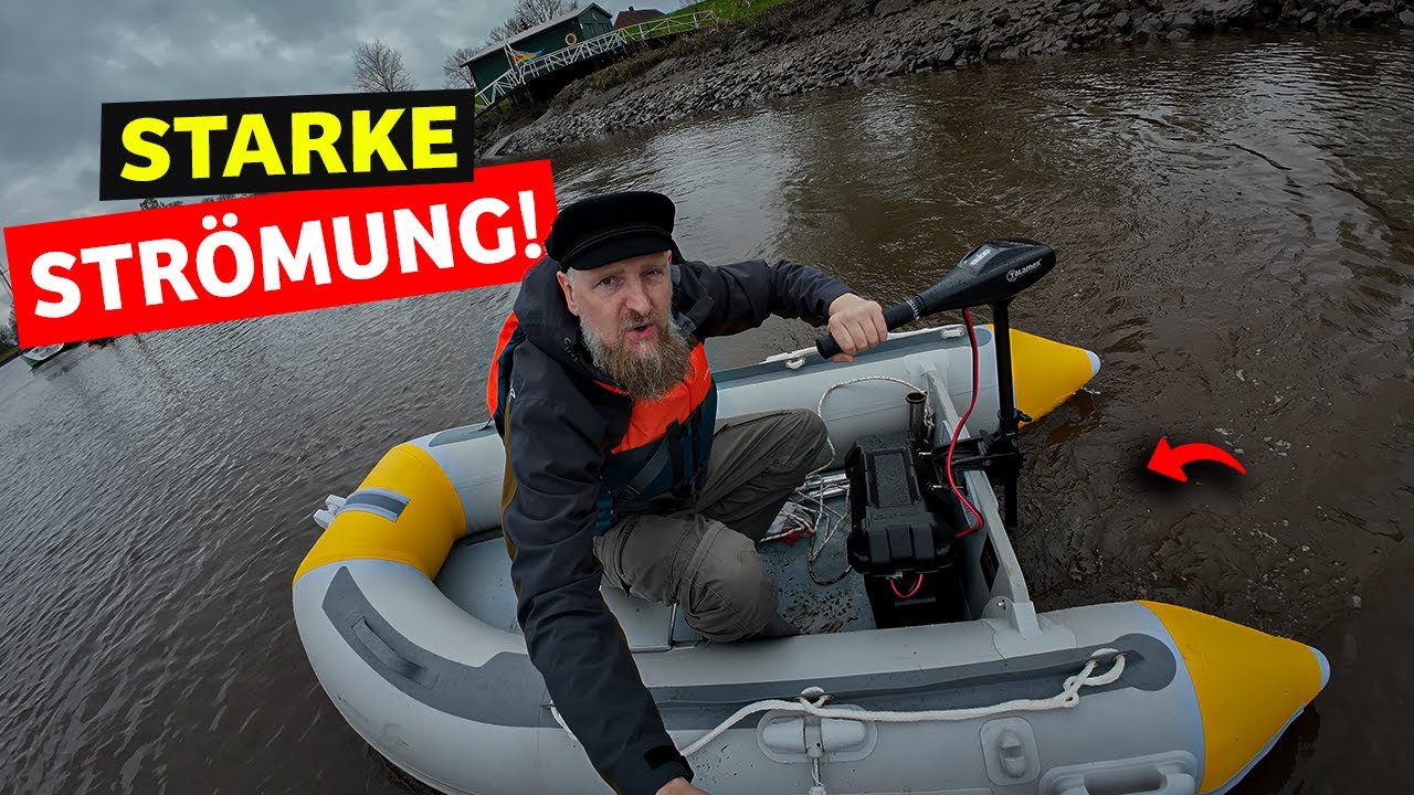 ⚓ STRÖMUNG, UNSICHTBARE GEFAHR in der OCHTUM! 😨 SCHLAUCHBOOT TEST TEIL 2/2  ⚓