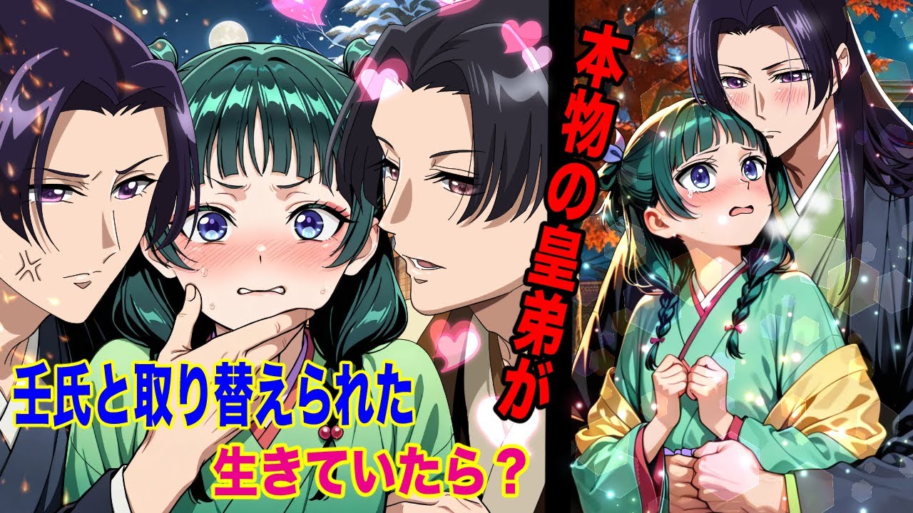 【薬屋のひとりごと】もしも、壬氏と取り替えられた本物の皇弟が生きていたら？皇弟が、壬氏と、猫猫を取り合う！【アニメ】【じんまお】