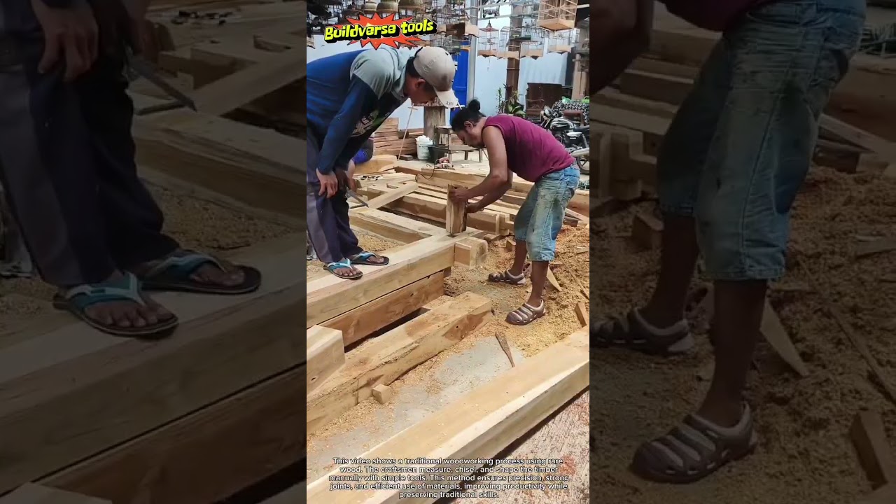 Rare Wood Traditional Crafting by Hand | Authentic Local Woodworking Process